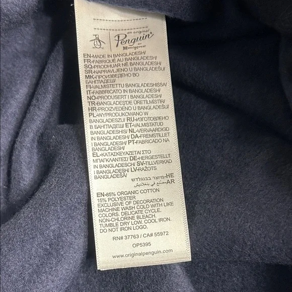 Original Penguin Navy Tracksuit with Logo